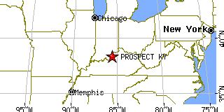 Prospect, Kentucky (KY) ~ population data, races, housing & economy