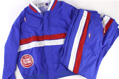 Lot Detail - 1994-96 Grant Hill Detroit Pistons Signed Warmup Suit ...