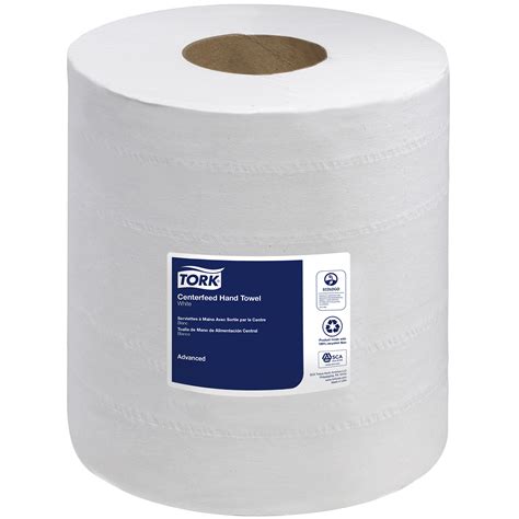 Tork 2-Ply Advanced Soft Centerfeed Hand Paper Towels, White, 610 Sheets/Roll, 6/CT | Grand & Toy