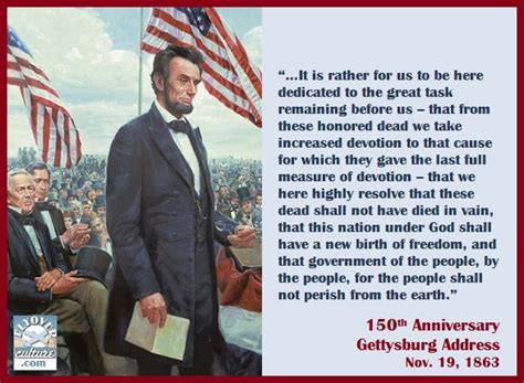 Some more info about The Gettysburg Address By Abraham Lincoln