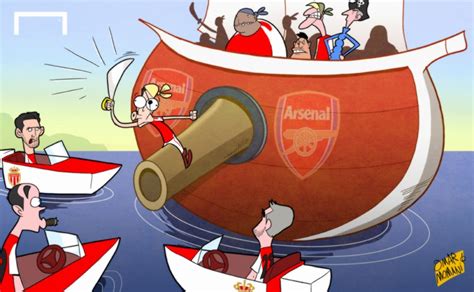 Omar Momani cartoons: Arsenal travel to Monaco hoping to overturn a ...