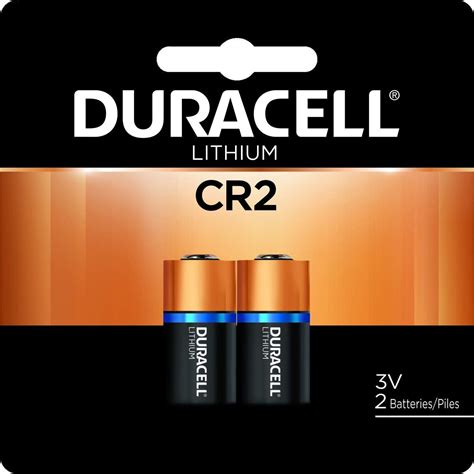 Duracell - cr2 3V Ultra Lithium Photo Size Battery - Long Lasting Battery - 2 Count: Amazon.ca ...