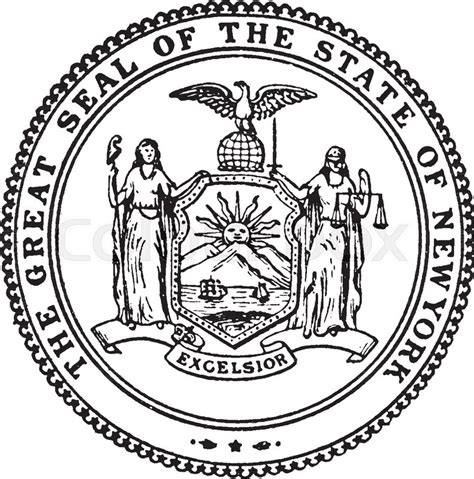 New York State Seal Vector at GetDrawings | Free download