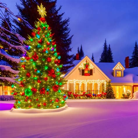 Premium AI Image | christmas Vacation Escape with Snowy Landscapes memorable holiday season ...