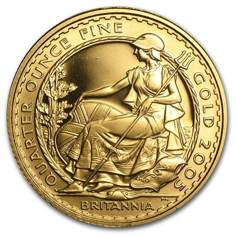 Buy 2005 Great Britain 1/4 oz Proof Gold Britannia | APMEX