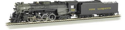 50955 2-8-4 Berkshire Steam Locomotive PERE MARQUETTE 1225 N Scale