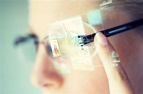 Smart Glasses Eyewear Technology For Information In Front Of Eyes