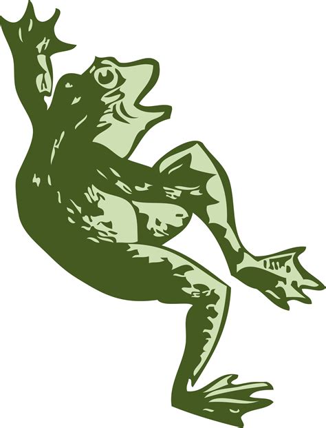 Clipart - dancing frog