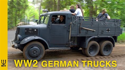 You have Never seen these WW2 German Wehrmacht Trucks before? - YouTube