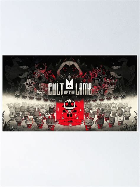 "Cult of the Lamb" Poster for Sale by Saikishop | Redbubble