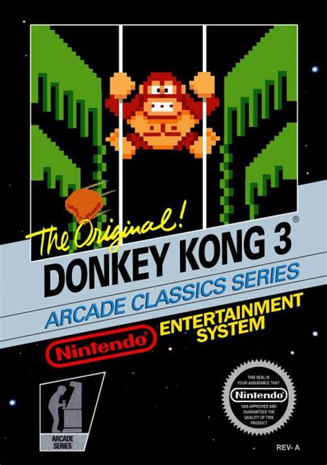 Donkey Kong 3 (JUE) ROM Download for NES | Gamulator