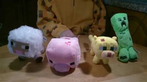 Minecraft Plushies - review part 1 - YouTube