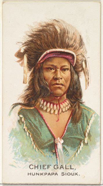 Striker, Apache, from the American Indian Chiefs series (N2) for Allen ...