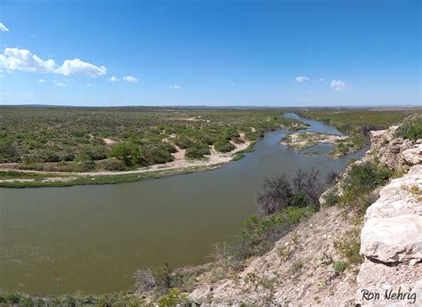 Pecos River from a desert trail west of Carlsbad, NM by Ron Nehrig ...