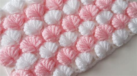 Puff Shell Stitch For Crochet Blankets And More - CrochetBeja