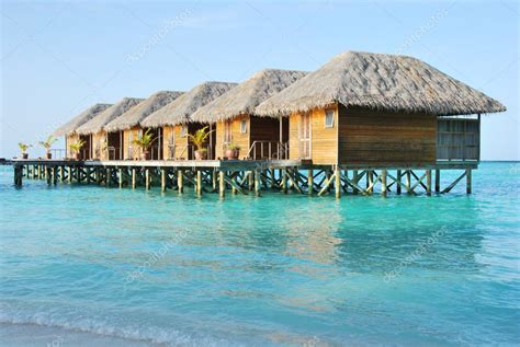 Water villas in Maldives — Stock Photo © luissantos84 #1299726