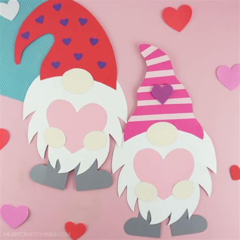 Valentine's Day Gnome Craft - I Heart Crafty Things