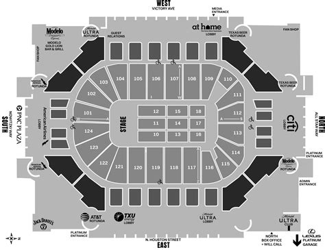 American Airlines Center Seating Chart Row Numbers | Brokeasshome.com