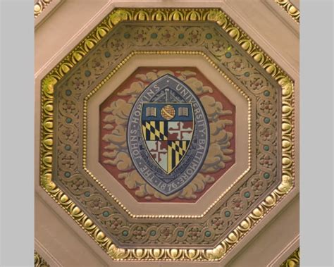 Print: Ceiling Detail, The Johns Hopkins University Seal, At The William - Walmart.com