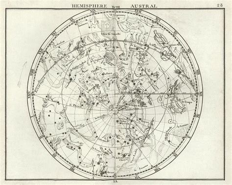 Southern Hemisphere Star Chart Photograph by Us Navy - Fine Art America