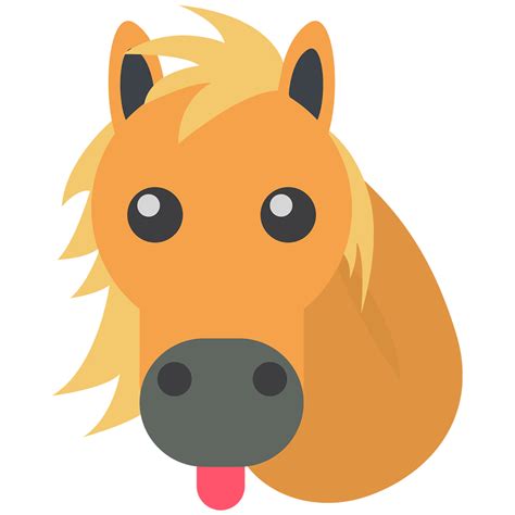 Emoji Cheval PNG transparents - StickPNG