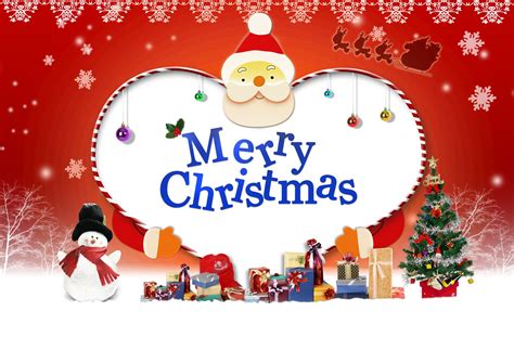 Download Gift Merry Christmas Snowman Christmas Tree Holiday Christmas HD Wallpaper