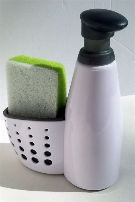 Soap Dispenser and Sponge Holder Combo | Sink Sider | 2-In-1 Kitchen ...