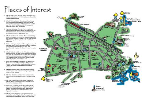 Whyalla Tourist Map - Whyalla South Africa 5600 • mappery