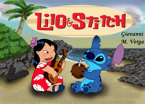 ArtStation - Hawaii Lilo & Stitch