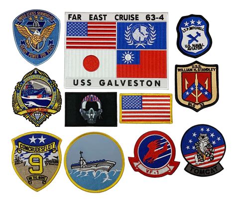 Top Gun MAVERICK'S Far East Cruise Jacket Vest Patch [Iron on Sew on 1 – MILTACUSA