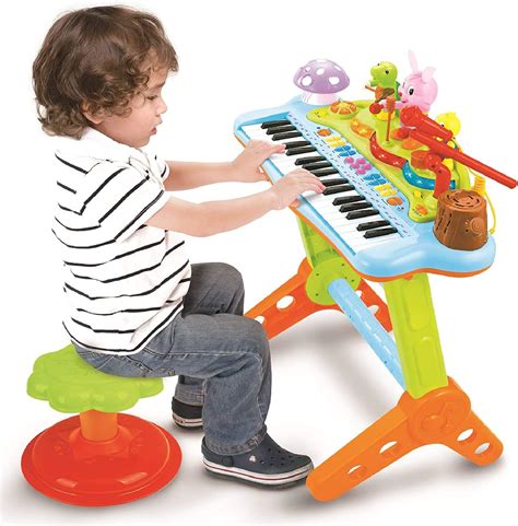 Prextex Kids Piano Keyboard Set - Interactive Mini Keyboard for ...