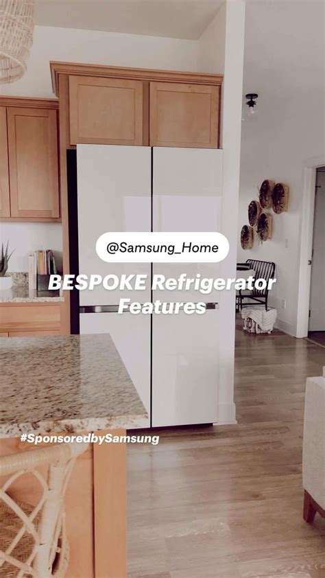 Samsung BESPOKE Refrigerator Features! | Modern kitchen design, Large ...