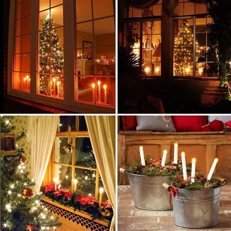 Christmas Window Candle Lights | Home Inspiration