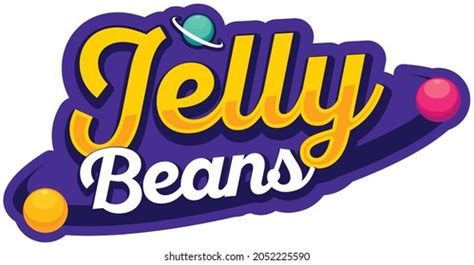 Jelly Beans Logo Template Isolated On Stock Vector (Royalty Free) 2052225590 | Shutterstock