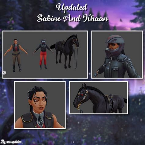 The new design for Sabine and Khaan : r/StarStable