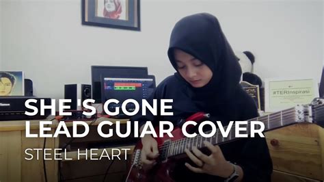 SHE'S GONE LEAD GUITAR FEMALE COVER Acordes - Chordify