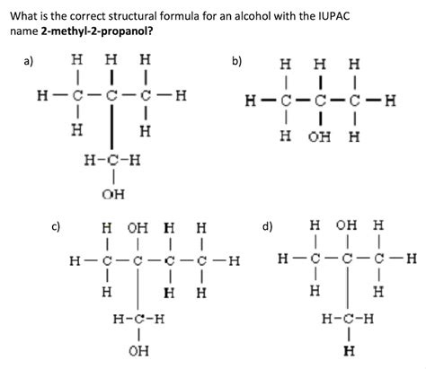 2 Methyl 2 Propanol Structure