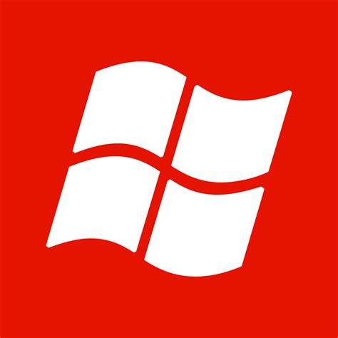 Red Windows Logo - LogoDix