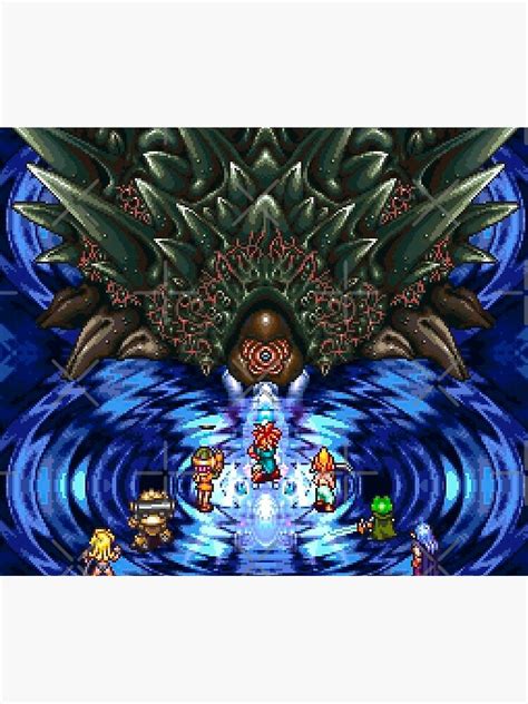 "Chrono Trigger Lavos Battle" Throw Blanket by gin-nek-shop | Redbubble