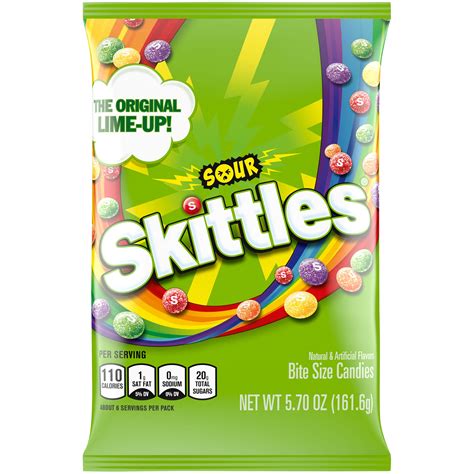 Skittles Sour Candy - 5.7 oz Bag - Walmart.com