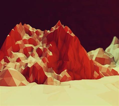 Low Poly Mountain Wallpaper - Download to your mobile from PHONEKY