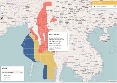 Oil and Gas Blocks | Open Development Myanmar