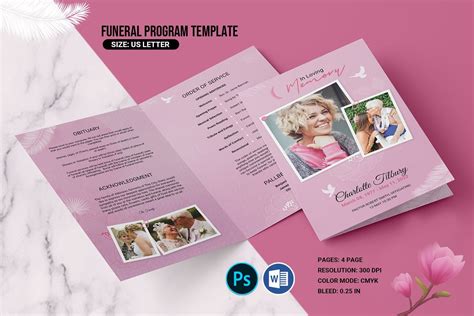 Funeral Program Template Mac Templates 1 Resume Examp - vrogue.co