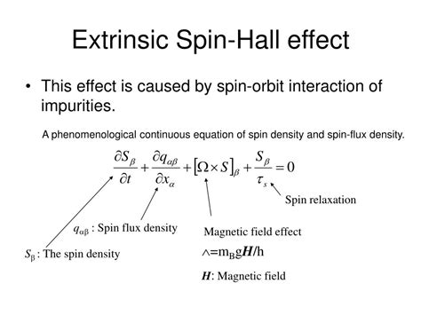 PPT - Observation of the spin-Hall Effect PowerPoint Presentation, free download - ID:3220637