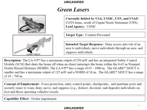 (U//FOUO) DoD Non-Lethal Weapons Reference Book 2011 | Public Intelligence