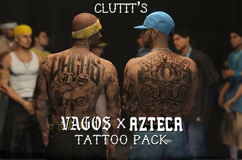 Vago x Azteca Tattoo Pack - GTA5-Mods.com