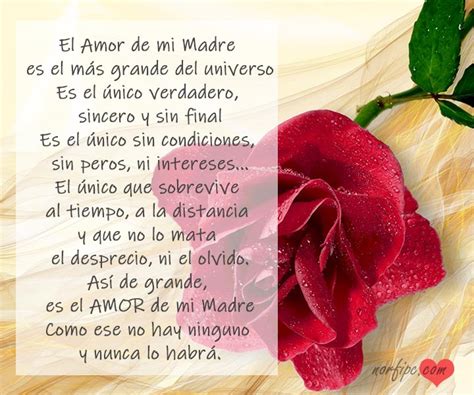 El amor de mi Madre, poema para agradecer su inmenso amor