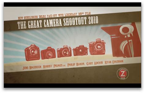 A Arte de Se Exprimir: The Great Camera Shootout 2010