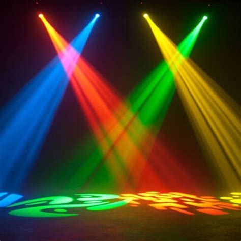 2x 30W Stage Light LED Beam Moving Head Lights DMX512 Disco DJ Party ...