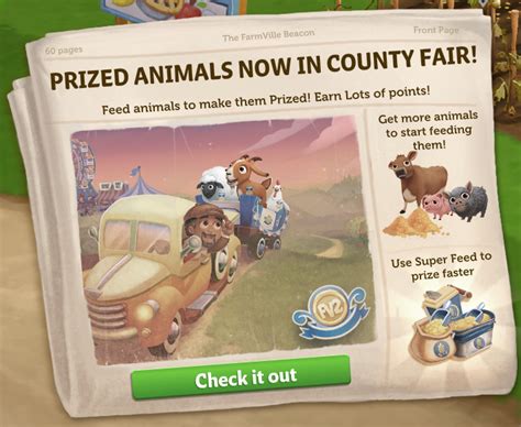 Take Your Prized Animals To The County Fair! - FarmVille 2